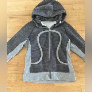 Lululemon grey zip-up jacket